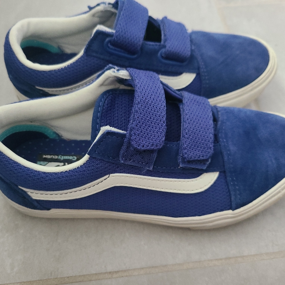 Boys Vans Blue Sneakers Size 3